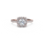 Load image into Gallery viewer, The Studio Collection Cushion Center Diamond and Cushion Halo Engagement Ring