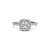Load image into Gallery viewer, The Studio Collection Cushion Center Diamond and Cushion Halo Engagement Ring