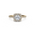 Load image into Gallery viewer, The Studio Collection Cushion Center Diamond and Cushion Halo Engagement Ring