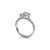 Load image into Gallery viewer, The Studio Collection Emerald Center Diamond and Halo Engagement Ring