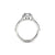 Load image into Gallery viewer, The Studio Collection Emerald Center Diamond and Halo Engagement Ring