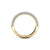 Side View of Yellow Gold Multi-Row Diamond Prong Set Wedding Band