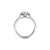 The Studio Collection Pear Shape Diamond Halo and Diamond Shank Engagement Ring
