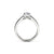 The Studio Collection Trellis Cushion Cut Diamond Engagement Ring