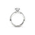 The Studio Collection Round Diamond Twist Shank Engagement Ring
