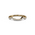 Yellow Gold Prong Set Curved Wedding Band