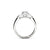 The Studio Collection Emerald and Baguette Diamond Engagement Ring