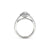 The Studio Collection Oval Diamond Double Halo Split Shank Engagement Ring