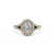 The Studio Collection Oval Diamond Double Halo Split Shank Engagement Ring