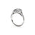 The Studio Collection Pear Shape Diamond Double Halo Split Shank Engagement Ring