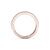 Side View of Rose Gold Prong Set Diamond Wedding Band