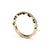 The Studio Collection Yellow Gold Prong Set Diamond Crossover Wedding Band