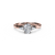 Load image into Gallery viewer, The Studio Collection Oval Center Diamond with Side Diamond Accents Engagement Ring