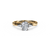 Load image into Gallery viewer, The Studio Collection Oval Center Diamond with Side Diamond Accents Engagement Ring