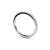 Prong Set Diamond Half-Way Platinum Wedding Band