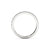Side View of Prong Set Diamond Half-Way Wedding Band