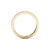 Prong Set Diamond Half-Way Yellow Gold Wedding Band