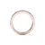 The Studio Collection Rose Gold Diamond Half-Way Wedding Band