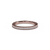 The Studio Collection Rose Gold Diamond Half-Way Wedding Band with Milgrain Edge