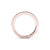 The Studio Collection Rose Gold Diamond Half-Way Wedding Band with Milgrain Edge