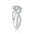 Load image into Gallery viewer, The Studio Collection Round Center Diamond Twist Shank Engagement Ring