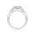 The Studio Collection Round Center Diamond Twist Shank Engagement Ring