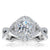 The Studio Collection Oval Center Diamond Twist Shank Engagement Ring