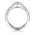 The Studio Collection Oval Center Diamond Twist Shank Engagement Ring