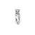 The Studio Collection Emerald Cut Diamond Twist Shank Engagement Ring