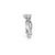 The Studio Collection Pear Shape Diamond Twist Shank Engagement Ring