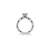 The Studio Collection Pear Shape Diamond Twist Shank Engagement Ring