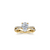 The Studio Collection Pear Shape Diamond Twist Shank Engagement Ring