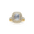 The Studio Collection Emerald Cut Diamond Double Halo Engagement Ring