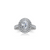 The Studio Collection Oval Diamond Double Halo Engagement Ring