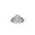 The Studio Collection Oval Diamond Halo Split Shank Engagement Ring