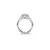 The Studio Collection Oval Diamond Halo Split Shank Engagement Ring