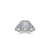 The Studio Collection Cushion Cut Diamond Double Halo Split Shank Engagement Ring