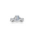Load image into Gallery viewer, The Studio Collection Emerald Shape Center Diamond Crossover Engagement Ring