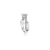 Load image into Gallery viewer, The Studio Collection Emerald Shape Center Diamond Crossover Engagement Ring