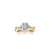 Load image into Gallery viewer, The Studio Collection Emerald Shape Center Diamond Crossover Engagement Ring