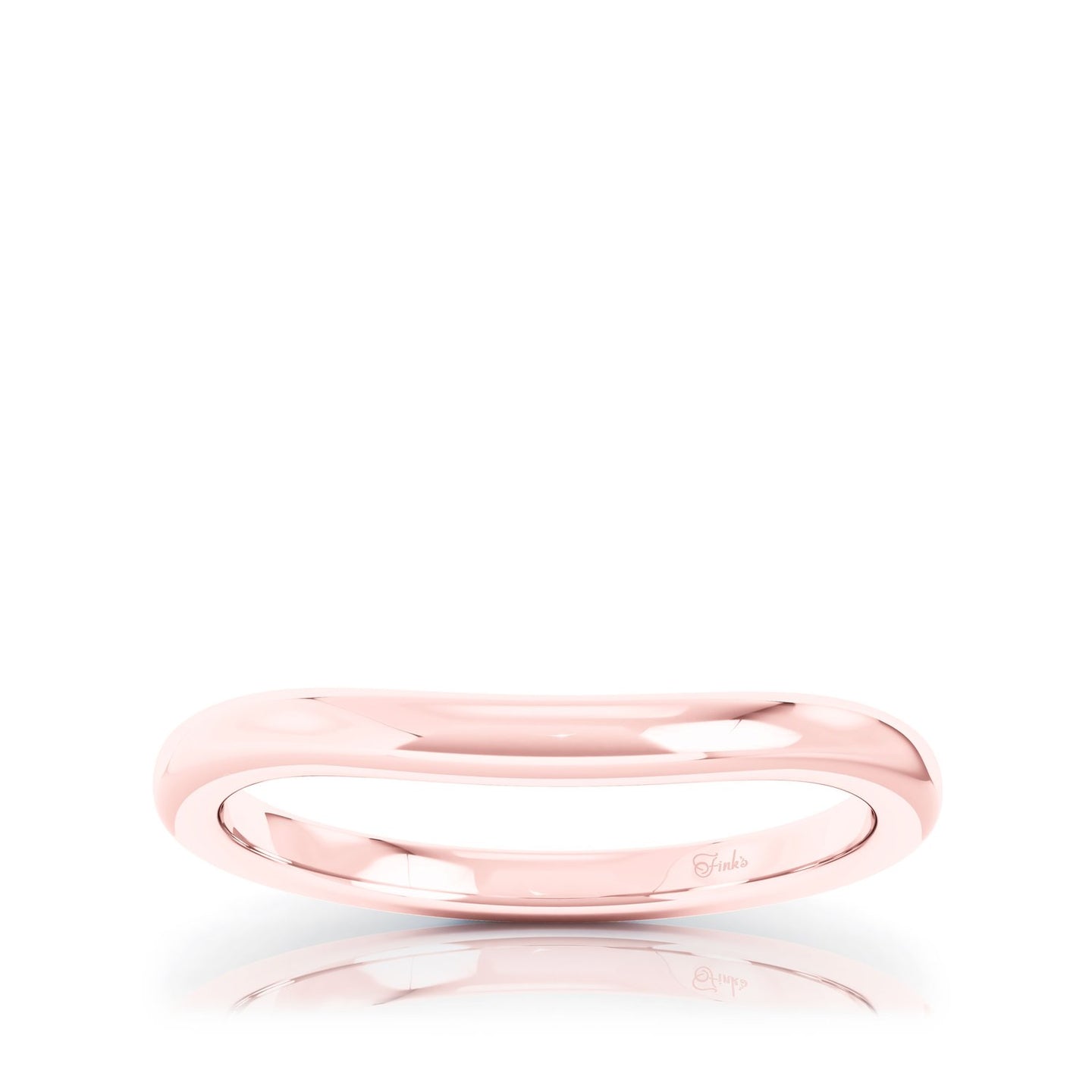 Rose Gold Matching Trellis Wedding Band