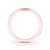 The Studio Collection Rose Gold Round White Diamonds Prong Set Wedding Band