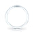 The Studio Collection Round White Diamond Prong Set Wedding Band