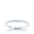 Prong Set Diamond Half-Way Wedding Band