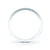 Side View of Prong Set Diamond Half-Way Wedding Band