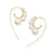 IPPOLITA Nova 18K Yellow Gold Pearl Curved Threader Earrings