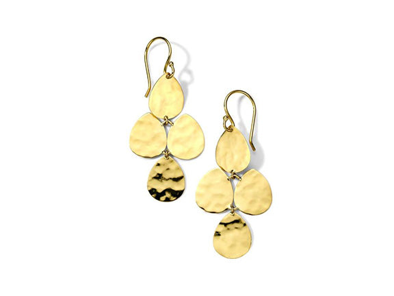 IPPOLITA Classico Crinkle Teardrop Cascade Earrings