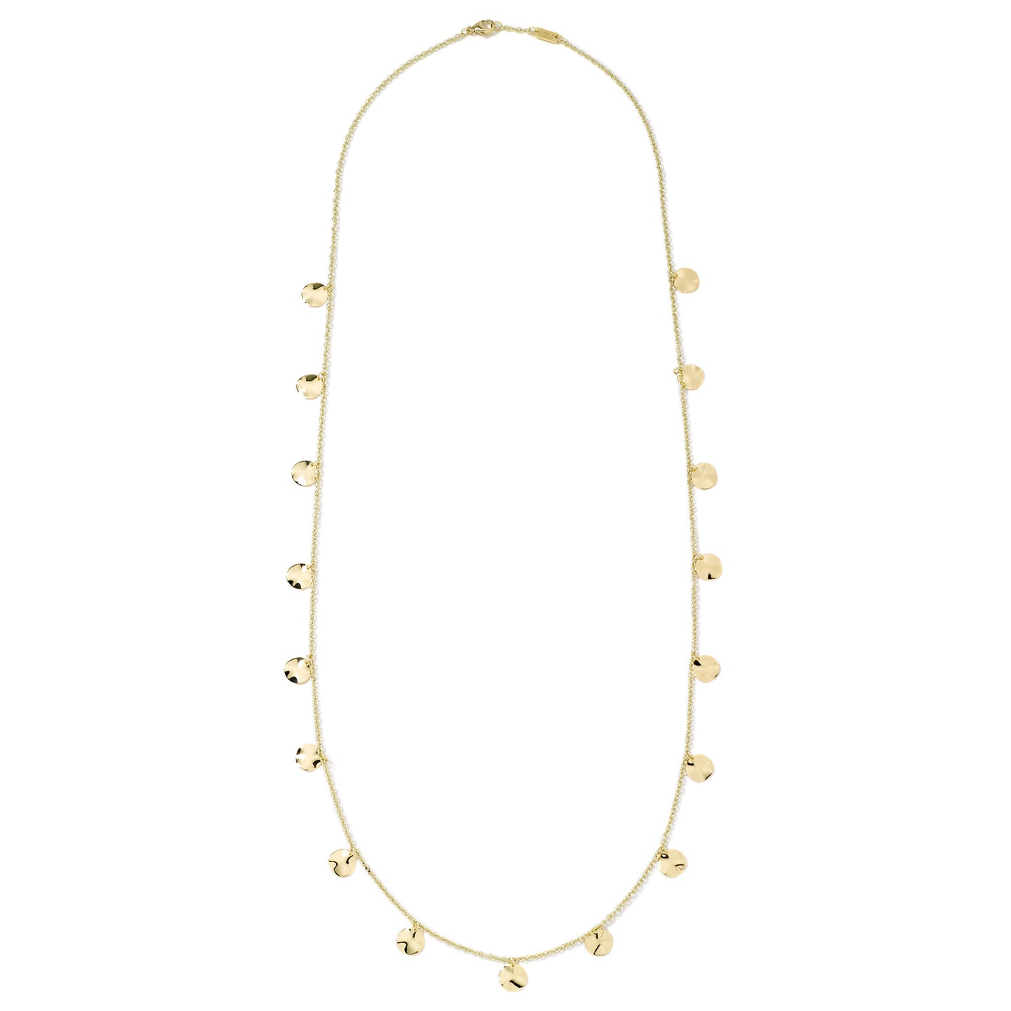 IPPOLITA Classico 18K Yellow Gold Paillette Disc Long Layering Necklace