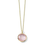 IPPOLITA Lollipop 18K Yellow Gold Medium Pendant Necklace in Rose Quartz