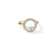 IPPOLITA Lollipop 18K Yellow Gold Mini Diamond Ring in Blue Topaz